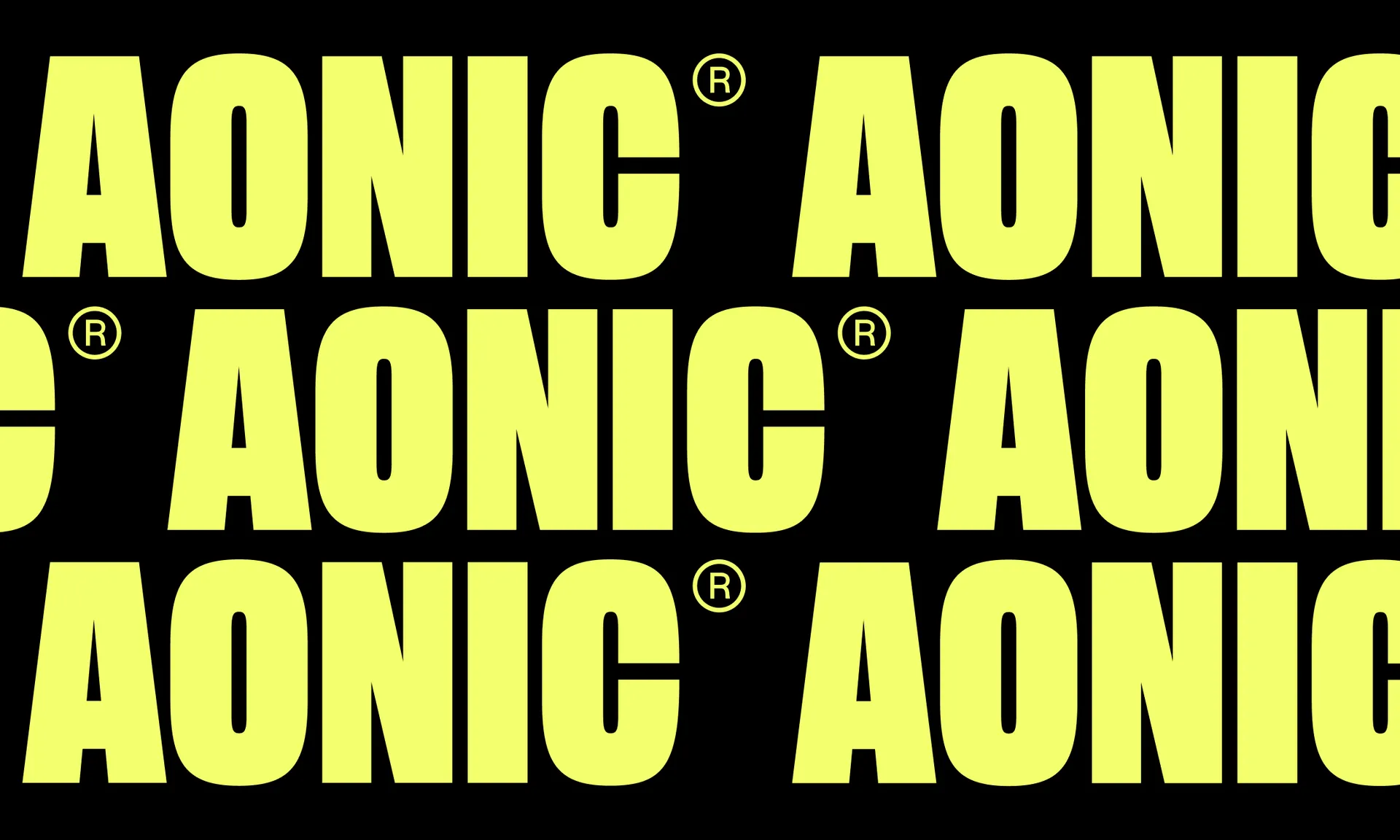 Aonic logo pattern