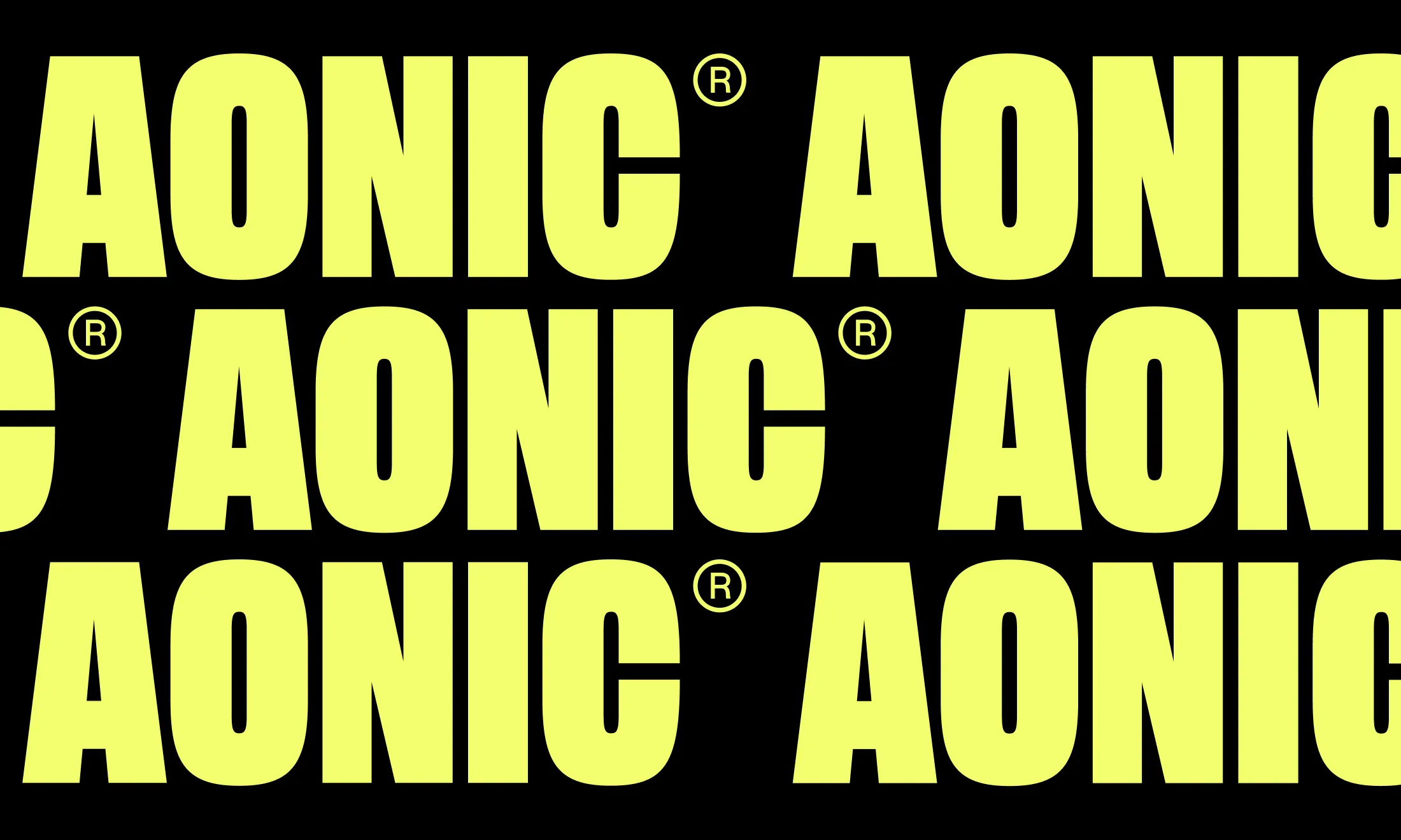 Aonic logo pattern