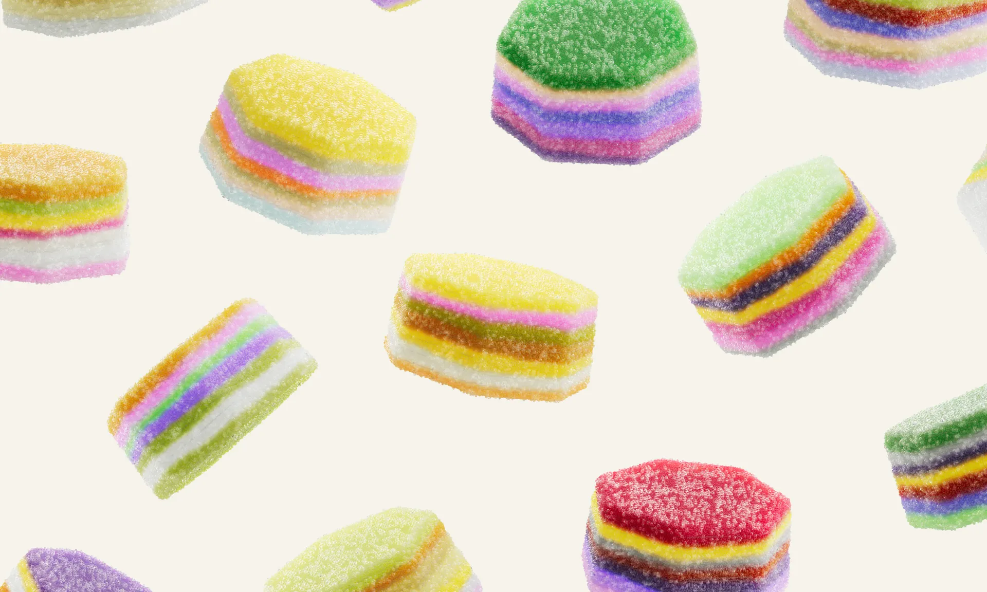 Gummies Falling gummies 2200x1320