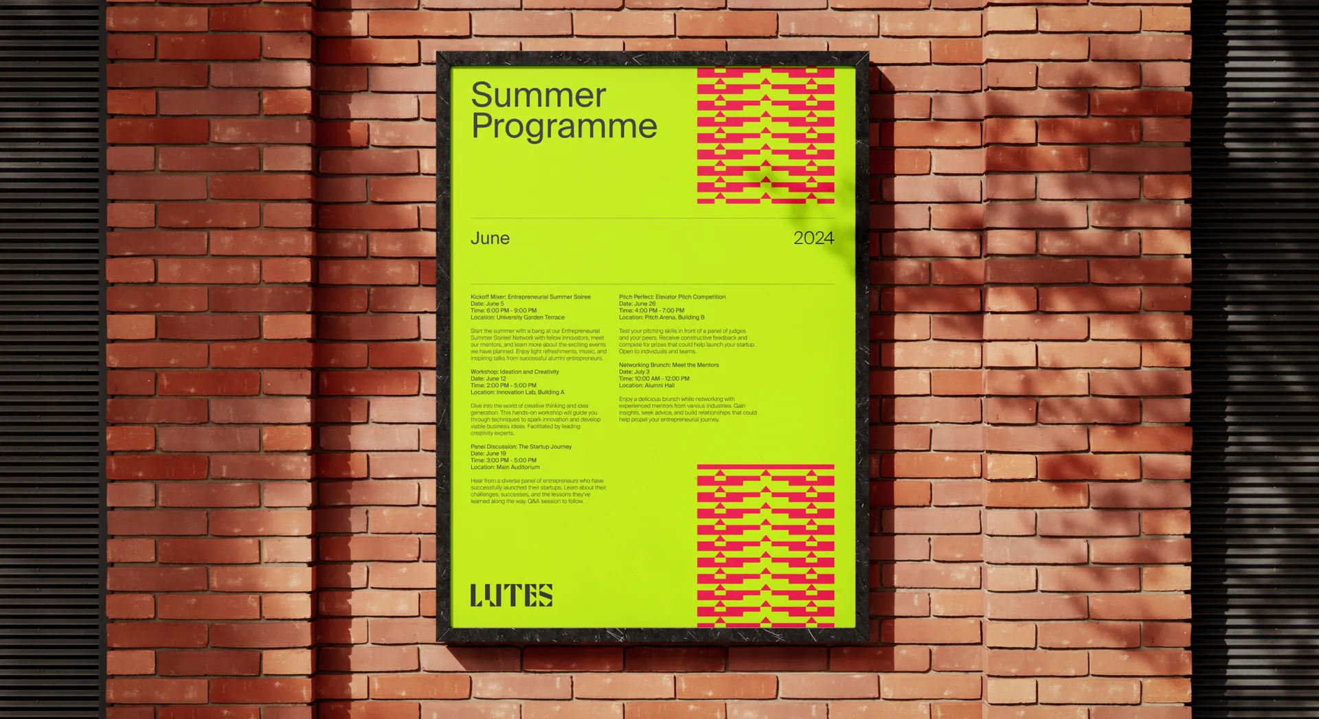 Summer Programme Poster