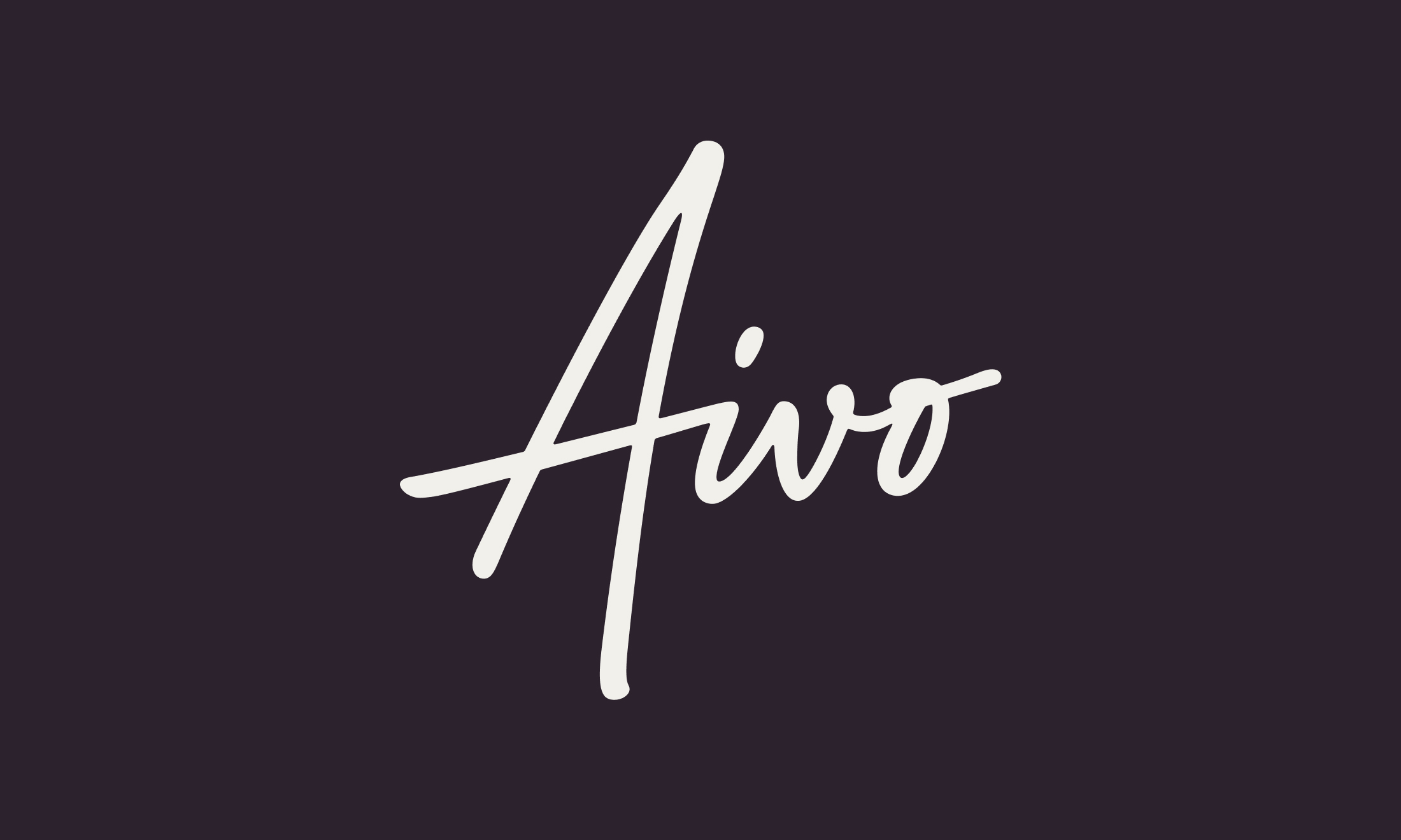 Aivo logotype by Rob Clarke