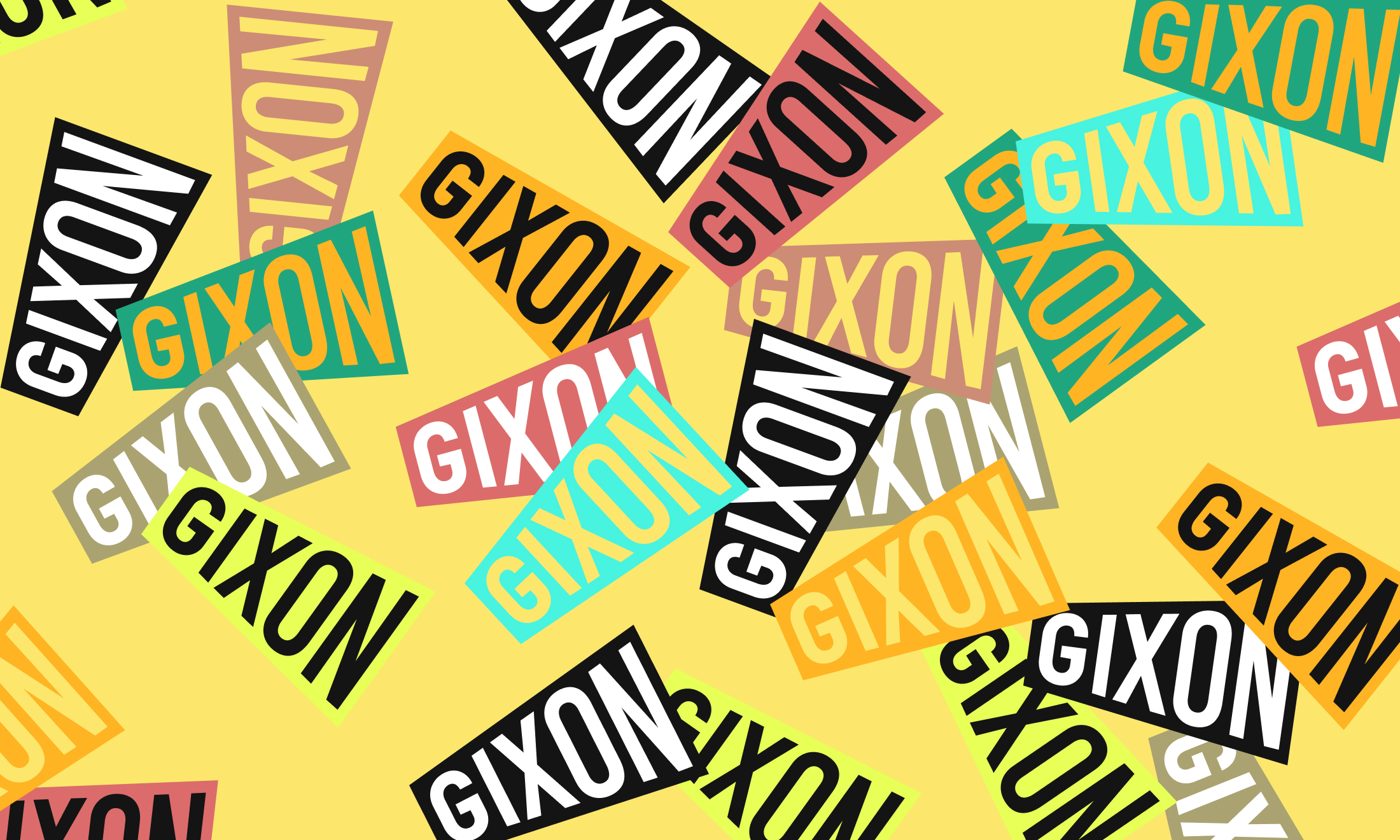 Gixon logo stickers