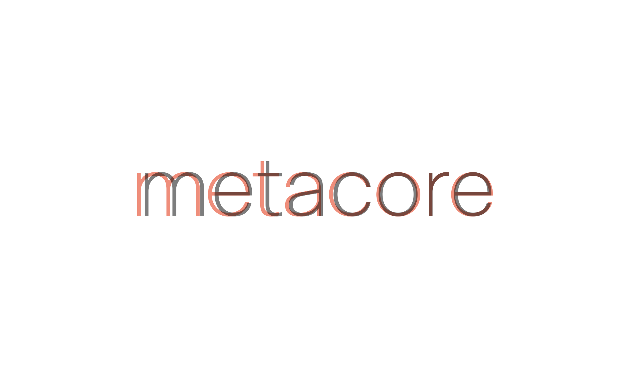 Metacore logotype refinement by Dalton Maag